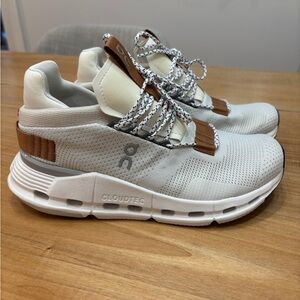 On Running Cloudnova Sneakers in Pearl